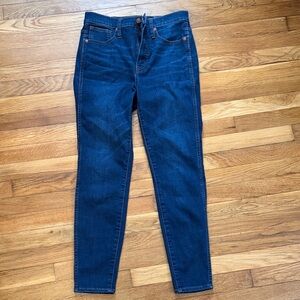Madewell Women's Deep Blue Skinny Jeans